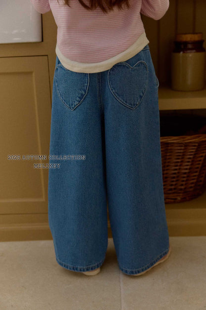 Heart wide pants