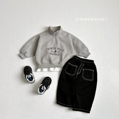 North pole anorak sweatshirt
