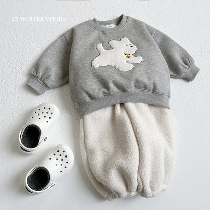 Animal boucle sweatshirt