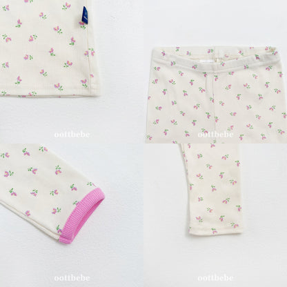 Flower berry pajamas