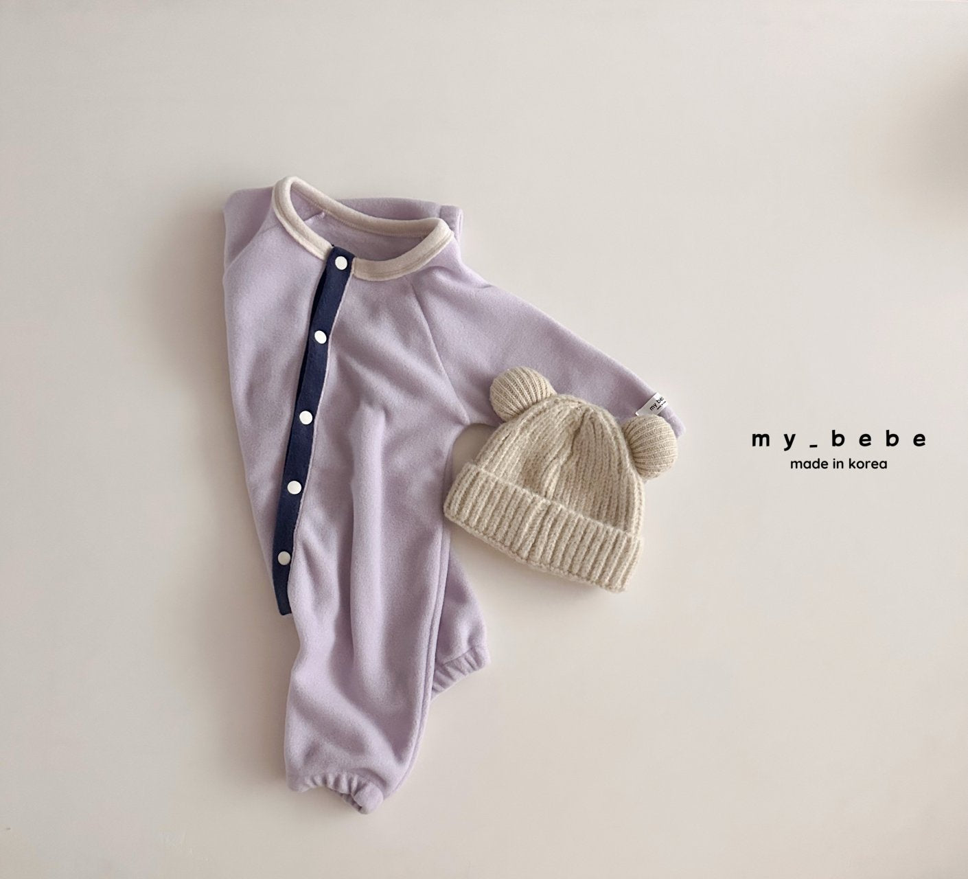 Snap fleece body suit