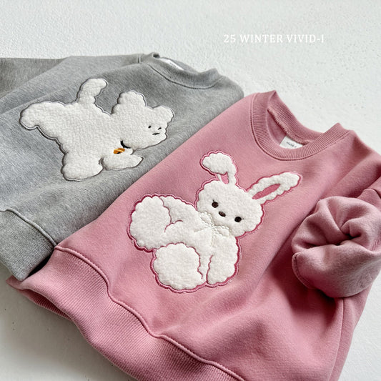 Animal boucle sweatshirt