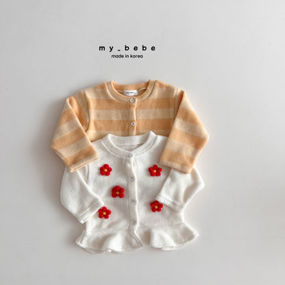Frilled cardigan