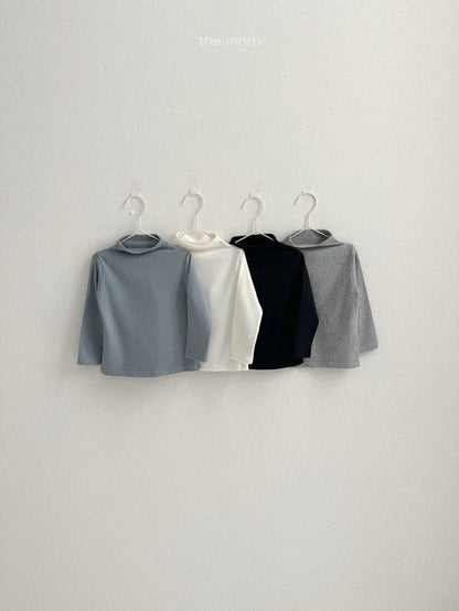 Peach half turtleneck