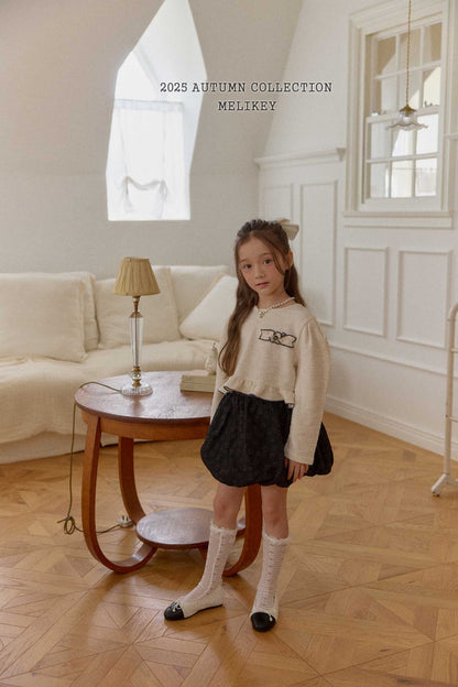 Jacquard pumpkin skirt