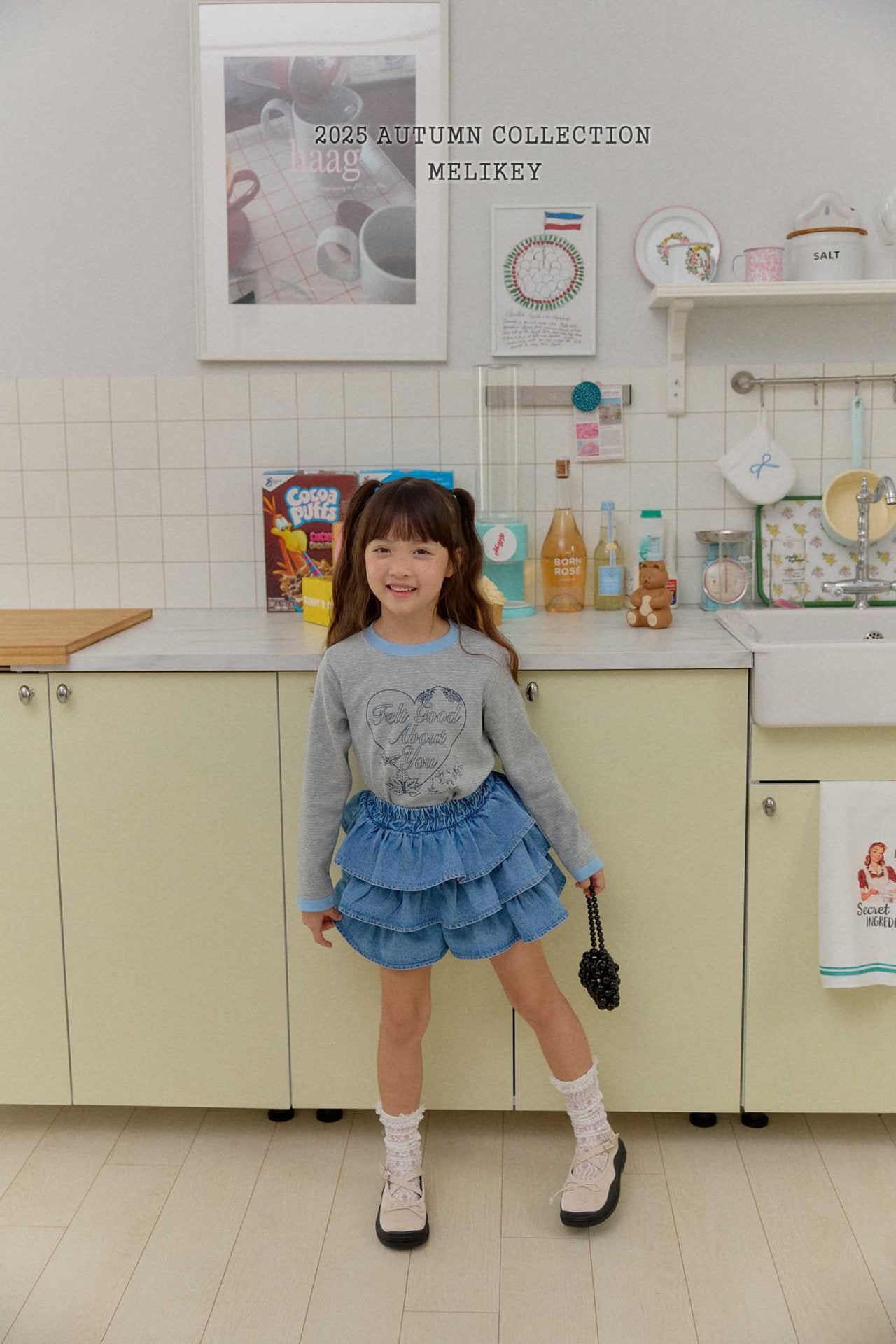 Ellie denim cancan skirt