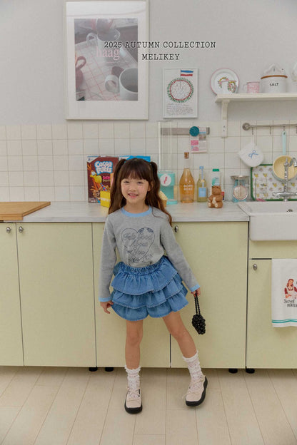 Ellie denim cancan skirt
