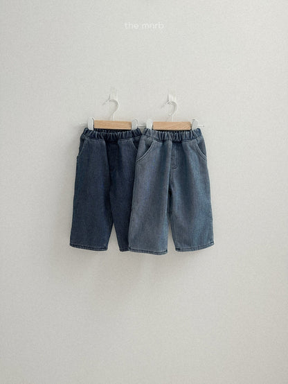Row denim pants