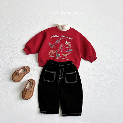 Fleece-lined stitch pants