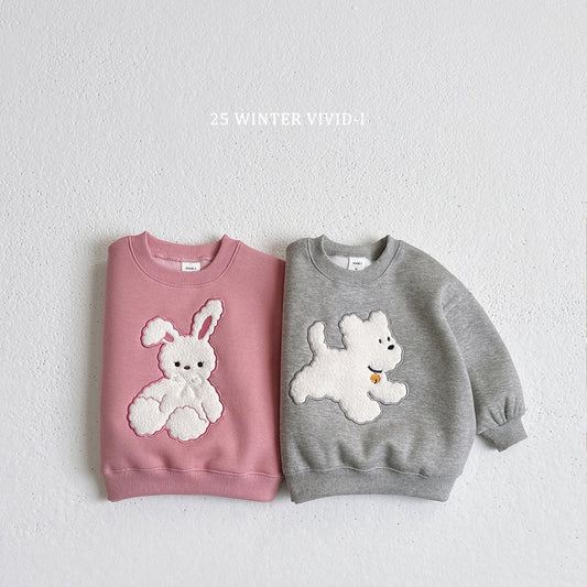 Animal boucle sweatshirt