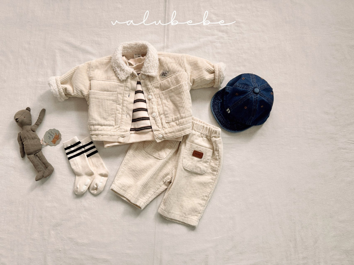 Multi-striped fleece sweatshirt