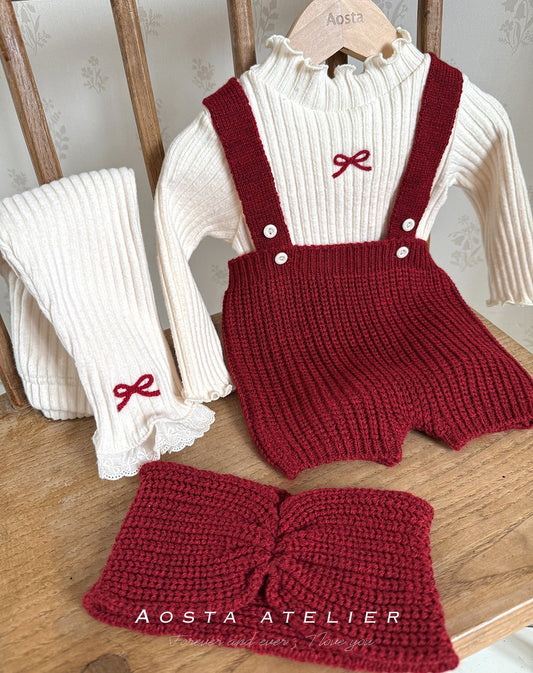 Knit overalls