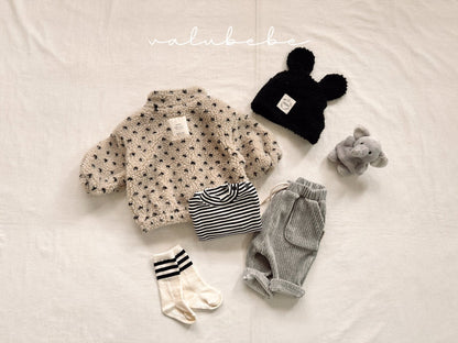 Boucle bear beanie