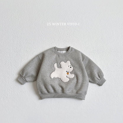 Animal boucle sweatshirt