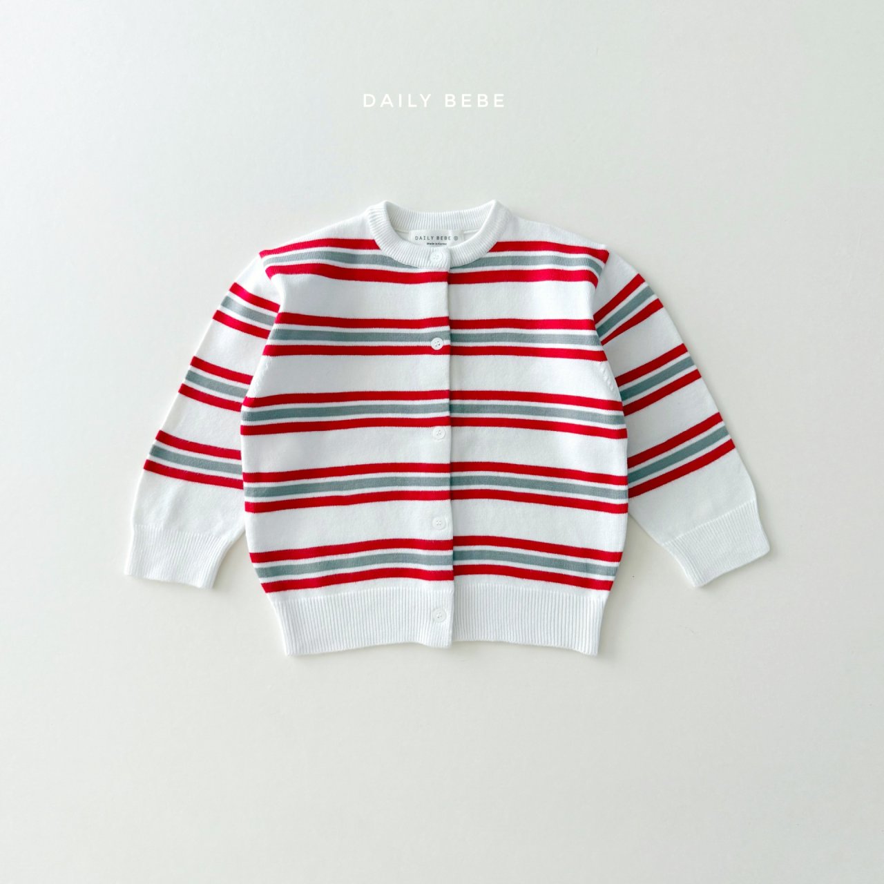 Multi-striped cardigan