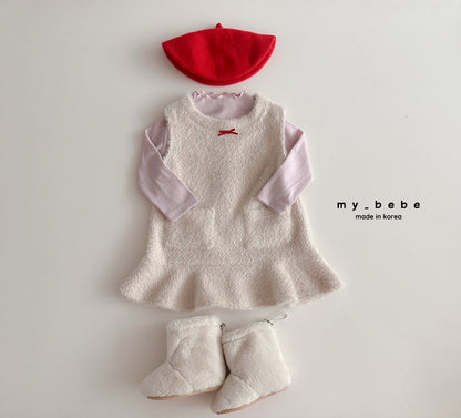 Bubble tweed dress