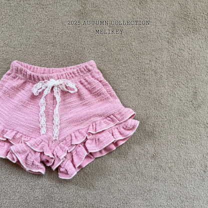 Evian frill shorts