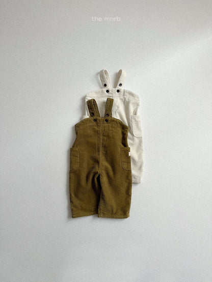 Olive overalls
