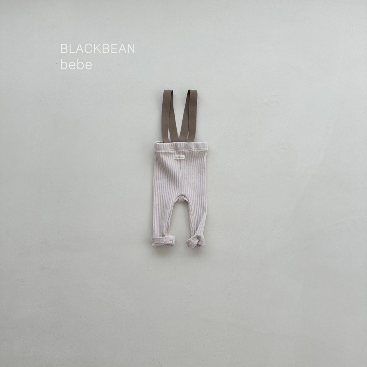 Cozy baby suspender pants