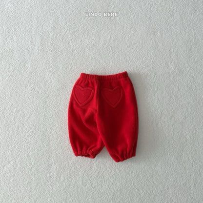 Bebe heart jogger pants