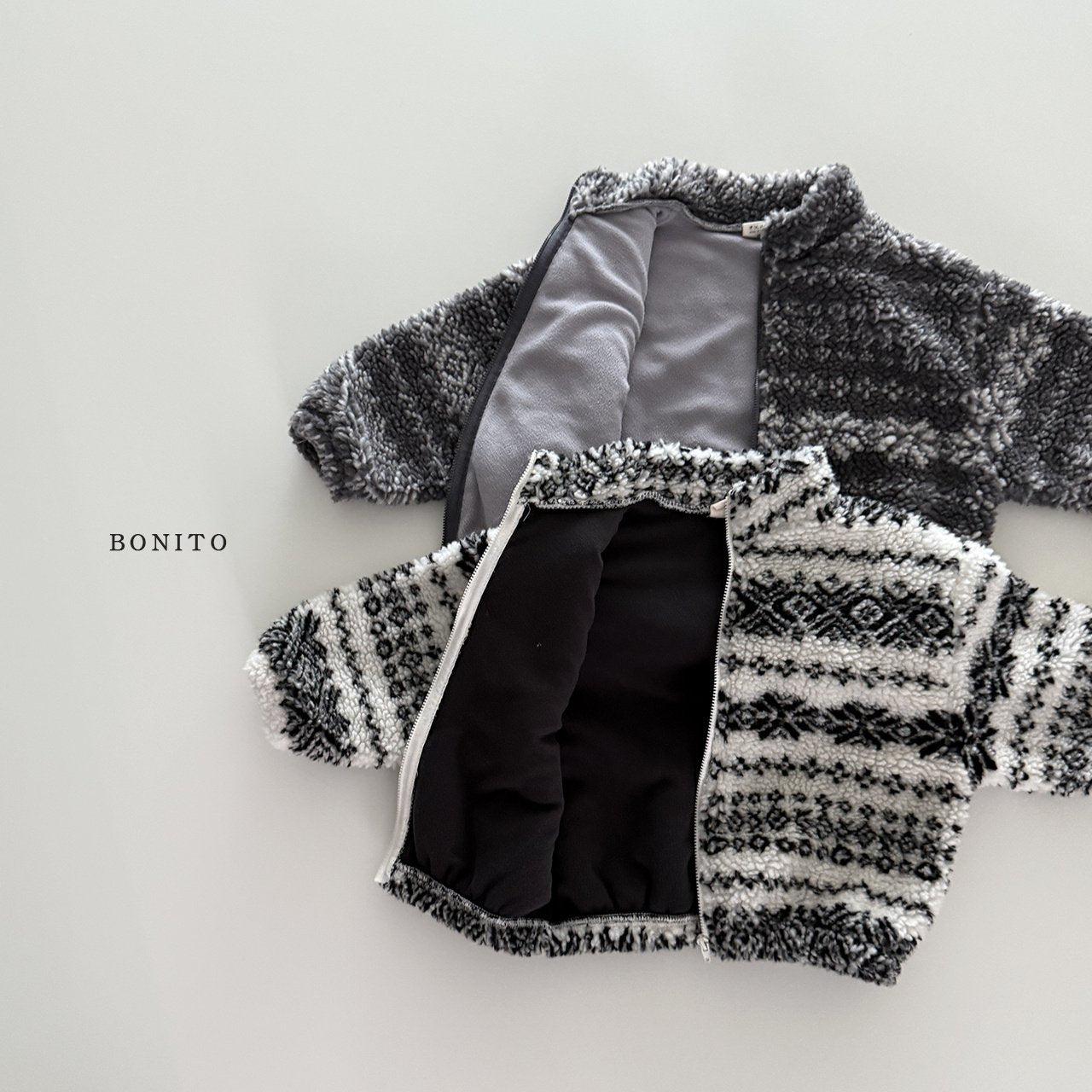 Snowflake double zip-up