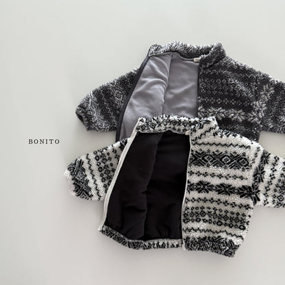 Snowflake double zip-up