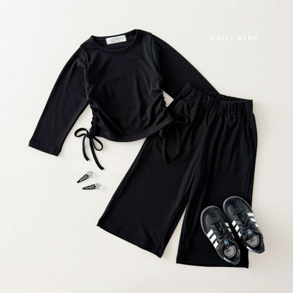 Side shirring set