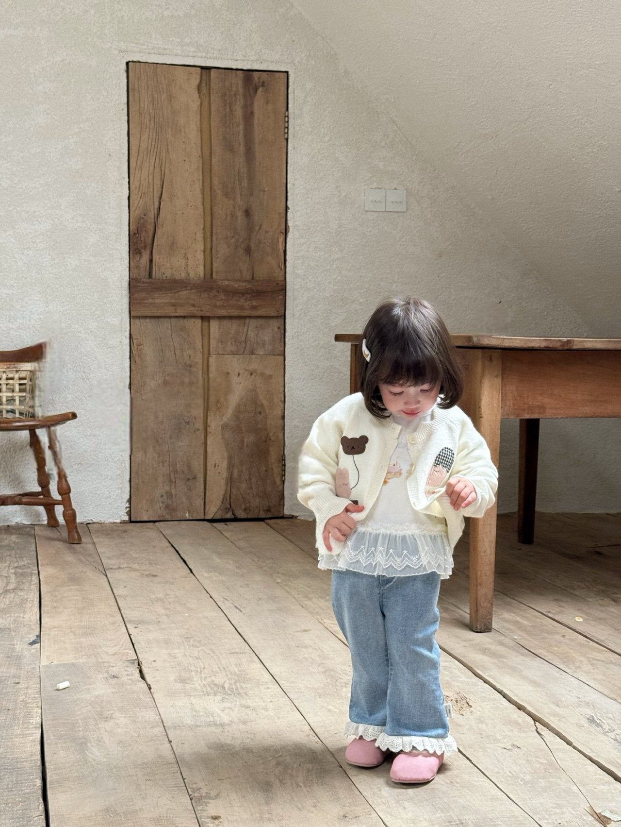 Cotton candy knit cardigan