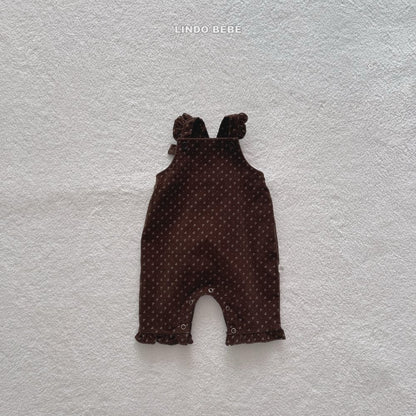 Floral frill suspenders