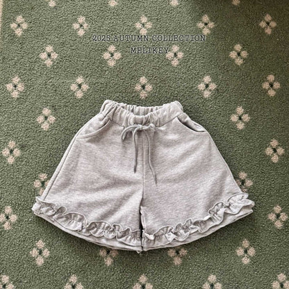 Rose frill pants