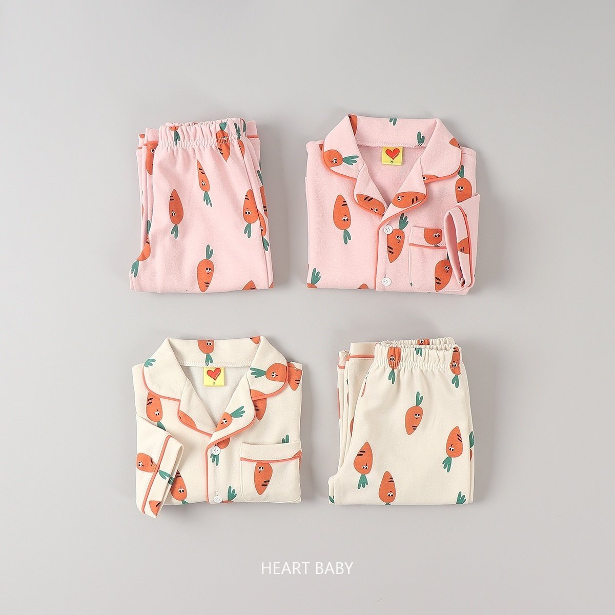 Carrot pajama set