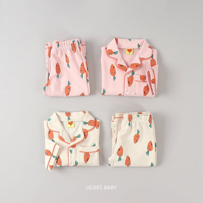 Carrot pajama set