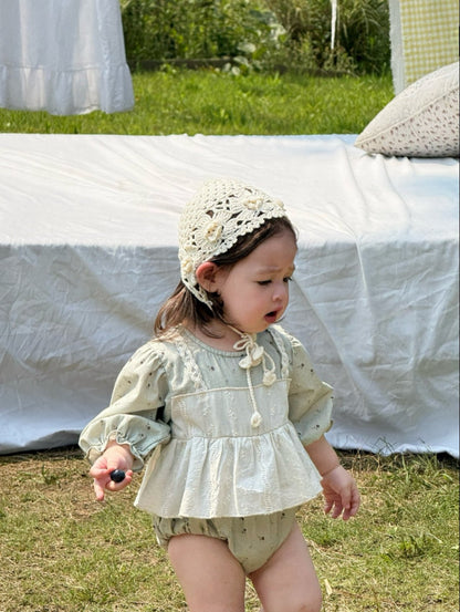 Latte bloom romper