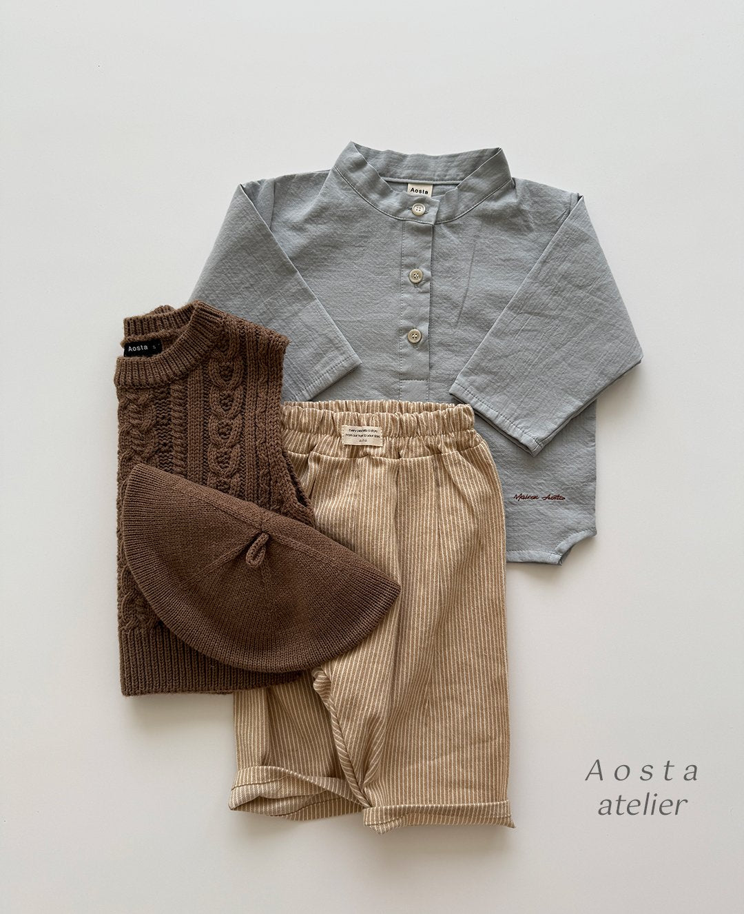 Simple knit vest