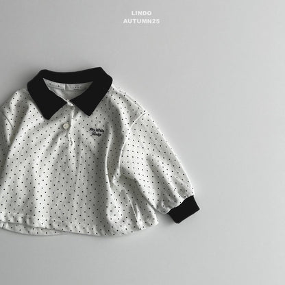 Little dot collar shirt