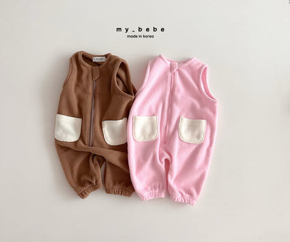 Fleece overalls