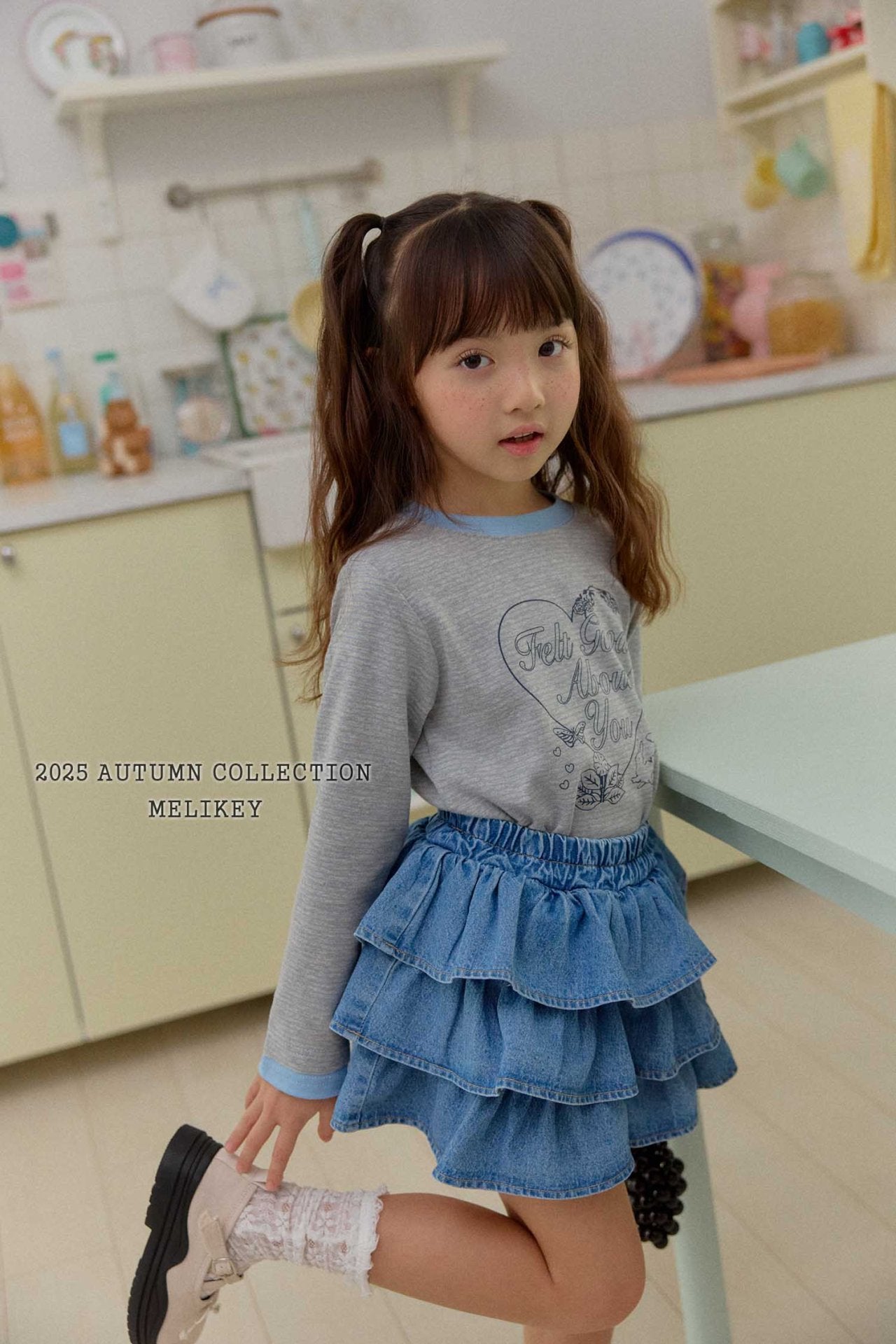 Ellie denim cancan skirt