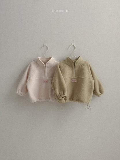 King fleece half zipup