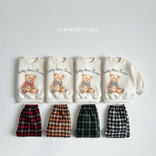 Teddy check set
