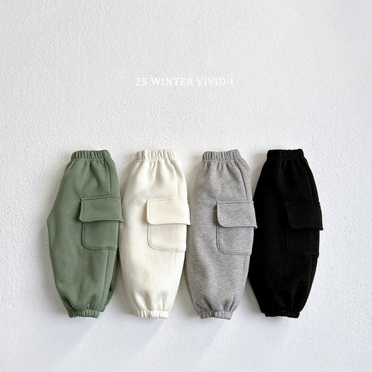 Winter cargo joggers