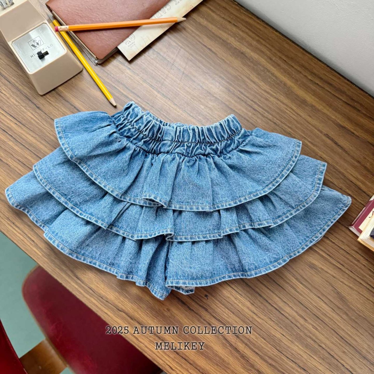 Ellie denim cancan skirt