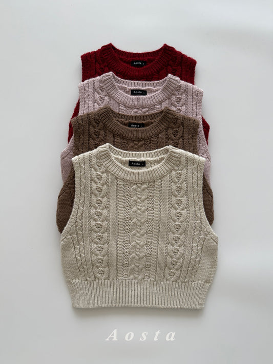 Knit vest