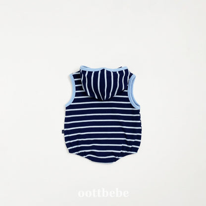 Urban stripes onesie