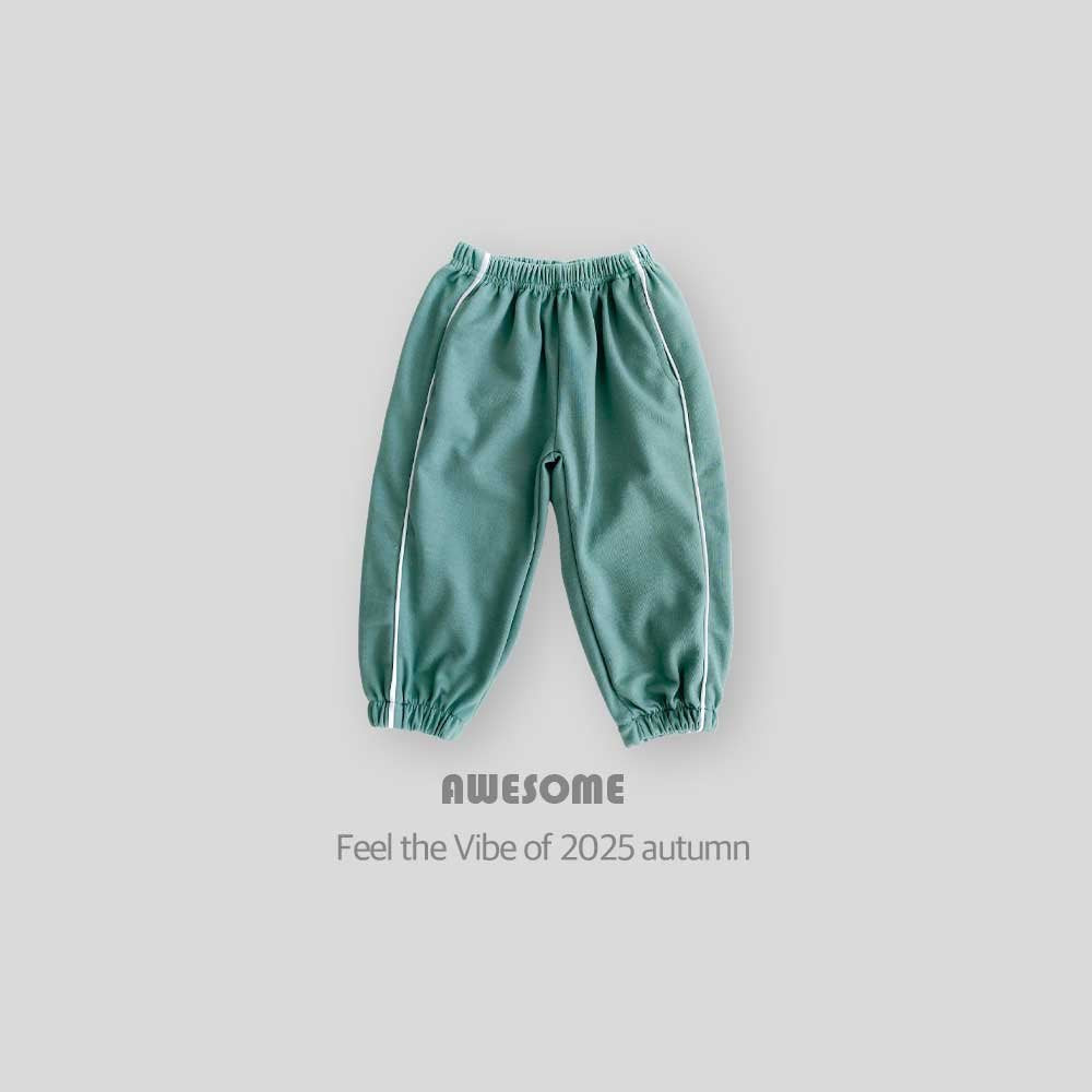 Side piping pants
