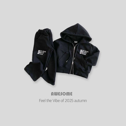Four season 2-way hooded zip-up
