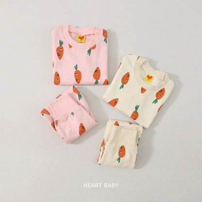 Carrot top bottom set
