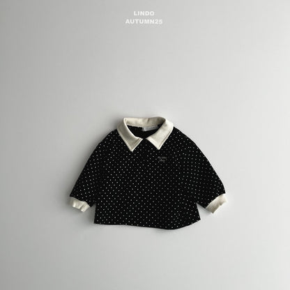 Little dot collar shirt