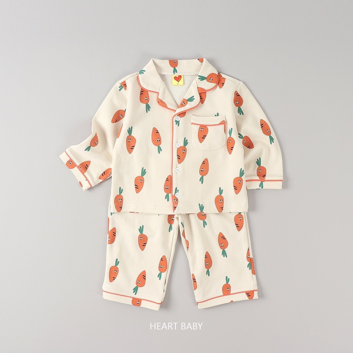 Carrot pajama set