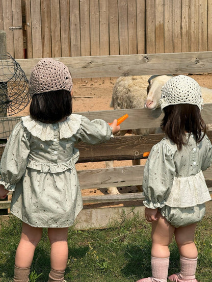 Latte bloom romper