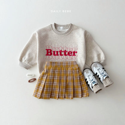 Checkered school skirt